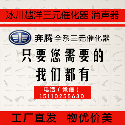 大量热销 高效越洋奔腾B50三元催化器 数控模具开发100%原厂尺寸 原车原位无损安装 高效催化滤芯国五排放标准 包过尾气检测
