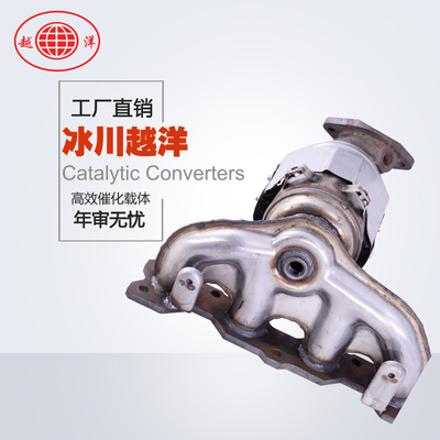 新胜达2.4三元催化器 数控模具开发100%原厂尺寸 原车原位无损安装 高效催化滤芯国五排放标准 包过尾气检测