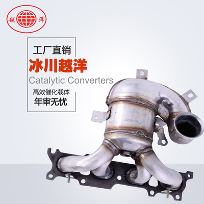 雪铁龙C5 2.3 标致508三元催化器 数控模具开发100%原厂尺寸 原车原位无损安装 高效催化滤芯国五排放标准 包过尾气检测